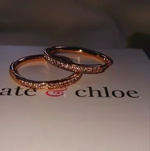 Cate Chloe Jewelry Cate Chloe Bianca 8k White Gold Plated